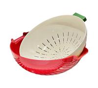 Fruit Cleaner Bowl, Vegetable Washing Colander, Multifunctional Drenin Basket, Kitchen Gadget for Rinsing and Drening, Ideal para Home, Apartment, Pasta, Berry, Veggie, BBQ
