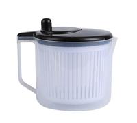Fruit Cleaner Spinner, Vegetable Dryer Bowl, Food Grade Salad Washer, Built-In Handle for EasySpinning, Kitchen Tool for Washing Leaves Berries & Preparing Crisp Fresh Meals