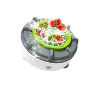 Fruit Cleaning Machine, Vegetable Purifier Device, 2,75 in Portable Food Washer, Authentic Smart Technology, Usb Recargable Design for Ensalad, Rice, Meat, Berries, Huevos
