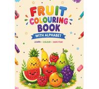 Fruit Colouring Book with Alphabet
