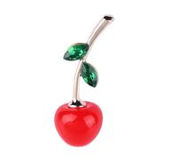 Fruit for Women Cherry Brooch Alloy Pin Business Event Accessory