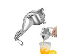 Fruit Juice Squeezer Handheld Aluminum Alloy - Lemon Squeezer Manual, Citrus Juicer Hand Press Heavy Duty For Home Bar Restaurant Dorm Travel Camping Grapefruit Guava Pomegranate