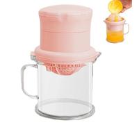 Fruit Juicer - Juicer de limón | Limón Squeezer | Juicer cítrico | Manual de exprimidor de limón con copa y estrangulador, portátil Fruit Squeezer, Home Kitchen Dining Room Juicer - Manual Juicer