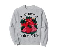 Fruit of Spirit Fresa Boho Iglesia Cristiana de Moda Sudadera