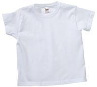 Fruit of the Loom 11033330152 - Camiseta, Niños, Weiß(White 30), 12 años (152 cm)