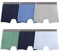 Fruit of the Loom 360 Boxer Briefs, High Performance Stretch, Quick Dry & Moisture Wicking Ropa Interior de Hombres, Coolsoft, Paquete de 6, Colores Pueden Variar, L (Pack de 6)