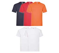 Fruit of the Loom 5X 61-036-0 - Camiseta, Hombre, Colour Set II, XXL