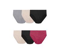 Fruit of the Loom 6 Pack Seamless Underwear Multipack Ropa Interior, Surtido, 42 para Mujer