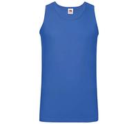 Fruit of the Loom 61098 Mens Sleeveless Athletic Vest Tank Top azul cobalto L