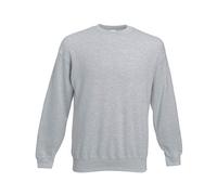 Fruit of The Loom 62-202-0 - Sudadera para Hombre, Hombre Mujer, Color Gris, tamaño 3XL