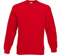 Fruit of the Loom 62-202-0 Sudadera, Hombre, Rojo, Large