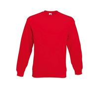 Fruit of the Loom 62-202-0 Sudadera, Hombre, Rojo, Large