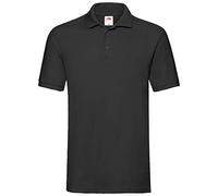 Fruit of the Loom 63-218-0, Polo para Hombre, Negro (Black BLK), XXXL