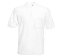FRUIT OF THE LOOM 65/35 Camisa de Polo, Blanco (White 30), M para Hombre
