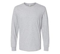 Fruit of The Loom Adult Iconic Long Sleeve T-Shirt, Athletic HTHR, L