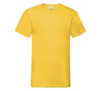 Fruit of the Loom Algodn Liso V Cuello En V Valueweight Camiseta A 4XL & 5XL