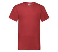 Fruit of the Loom Algodn Liso V Cuello En V Valueweight Camiseta A 4XL & 5XL