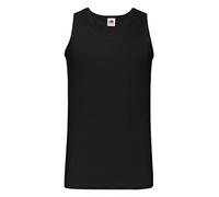 Fruit of the Loom Athletic - Camiseta interior sin mangas negro XL