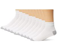 Fruit of the Loom - Calcetines tobilleros para hombre (10 unidades) - Blanco -