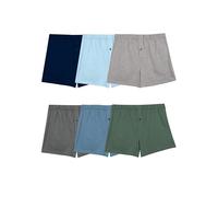 Fruit of the Loom Tag Free Knit Boxer Shorts, Relaxed Fit, Moisture Wicking, Assorted Color Multipacks, Multicolor, Small para Hombre