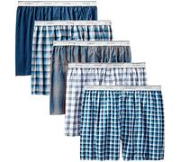 Fruit of the Loom Calzoncillos tipo bóxer para hombre (paquetes múltiples), Tejido, varios colores, X-Large
