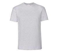Fruit of the Loom - Camiseta de algodón para Hombre (2XL /Gris)