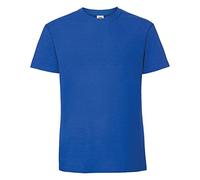 Fruit of the Loom - Camiseta de algodón para Hombre (M/Azul eléctrico)