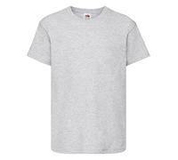 Fruit of the Loom Camiseta de manga corta Original niños 9-11 años Gris