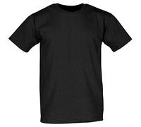 Fruit of the Loom Camiseta de manga corta para hombre, Profundo Negro, XL