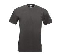Fruit of the Loom Camiseta de manga corta Superpremium para hombre, Light Graphite, L