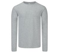 Fruit of the Loom - Camiseta de Manga Larga Iconic 150 para Hombre UTRW7739_1