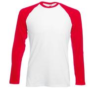 Fruit Of The Loom - Camiseta de manga larga para hombre- 100% Algodón UTBC328_19