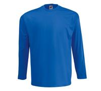Fruit of the Loom - Camiseta de Manga Larga - para Hombre Azul Azul Cobalto XL