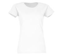 Fruit of the Loom Camiseta de mujer Valueweight para mujer, 100 % algodón, corte femenino, camiseta básica de manga corta, perfecta para el día a día, eventos y acabado textil, Blanco, M