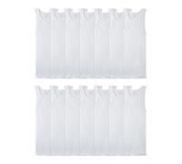 Fruit of the Loom Camiseta Interior para Hombre, 14 Pack - Blanco, M