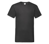 Fruit of the Loom Camiseta ligera de algodón con cuello en V hombre Top algodón