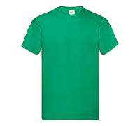 Fruit of the Loom - Camiseta Original de Manga Corta para Hombre - Modelos Screen Stars (XL) (Verde Kelly)