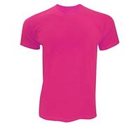 Fruit of the Loom - Camiseta Original de Manga Corta para Hombre - Modelos Screen Stars (XXL) (Fucsia)