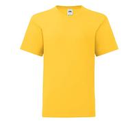 Fruit of the Loom - Camiseta Original para niños (14-15 Años) (Amarillo Girasol)