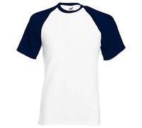 Fruit of the Loom - Camiseta Panel en Contraste Béisbol para Adultos Unisex