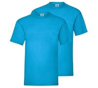 Fruit of the Loom Camiseta para hombre de tejido económico de peso medio, paquete de 5 unidades, L