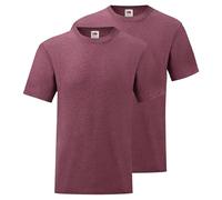 Fruit of the Loom Camiseta para hombre de tejido económico de peso medio, paquete de 5 unidades, L