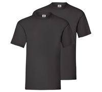 Fruit of the Loom Camiseta para hombre de tejido económico de peso medio, paquete de 5 unidades, XXL