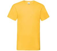 Fruit Of The Loom - Camiseta para hombre, manga corta, cuello de pico girasol S
