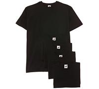 Fruit of the Loom Camiseta para hombre Valueweight, 5 unidades, Negro Myshirt Turnbag, XXL