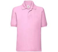 Fruit of the Loom Camiseta Polo Escolar Sencilla Para Niños Sin Logo