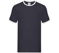 Fruit of the Loom Camiseta Ringer De Manga Corta S-3XL