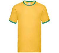 Fruit of the Loom Camiseta Ringer De Manga Corta S-3XL