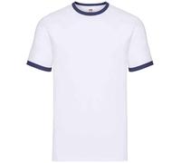 Fruit of the Loom Camiseta Ringer De Manga Corta S-3XL