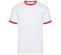 Fruit of the Loom Camiseta Ringer De Manga Corta S-3XL